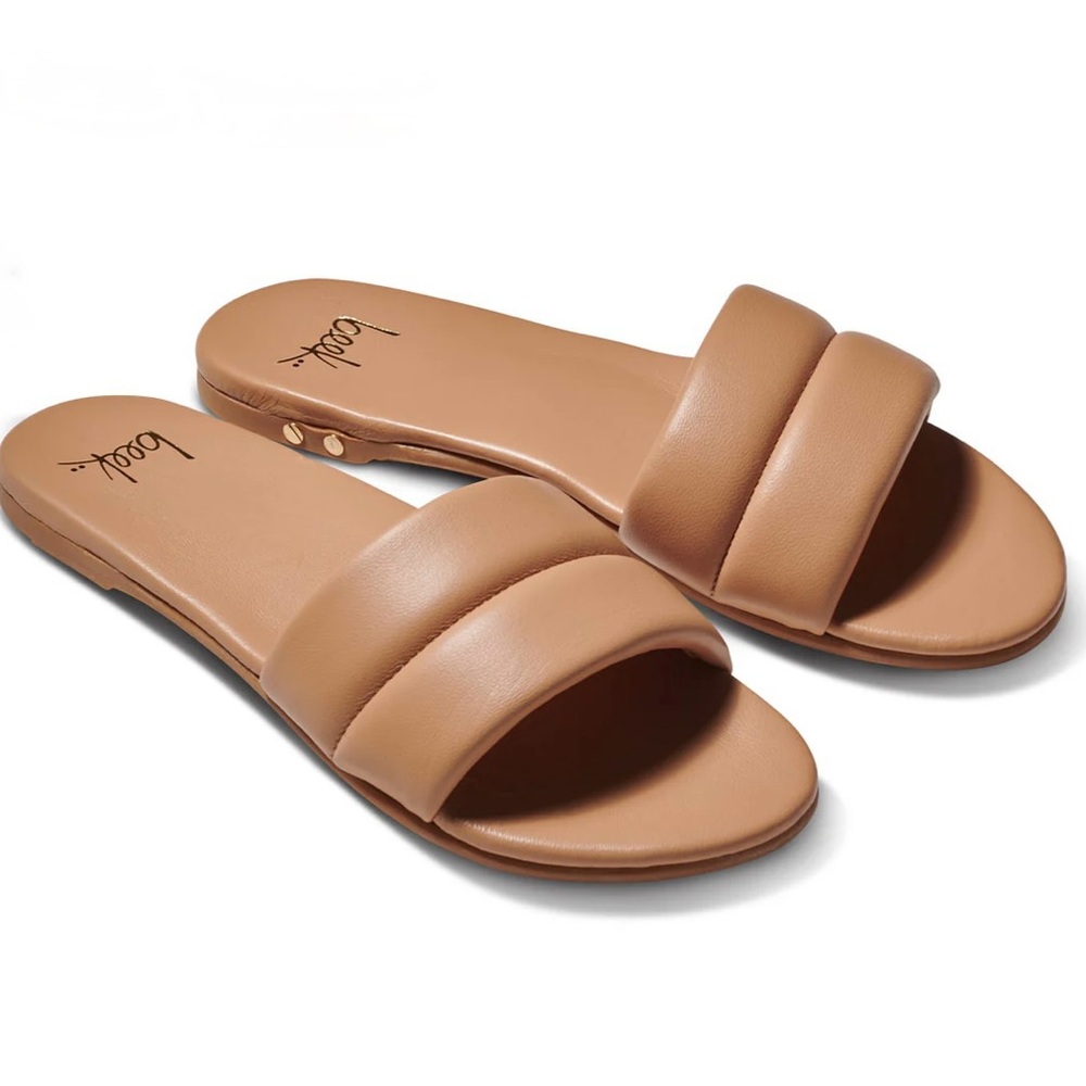 Beek Sugarbird Leather Slide Sandals ~ Beach